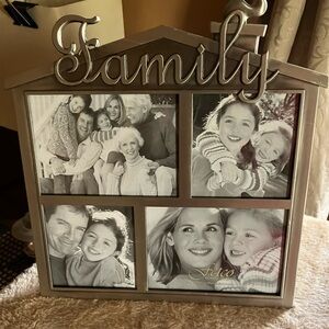 Nice family picture frame.